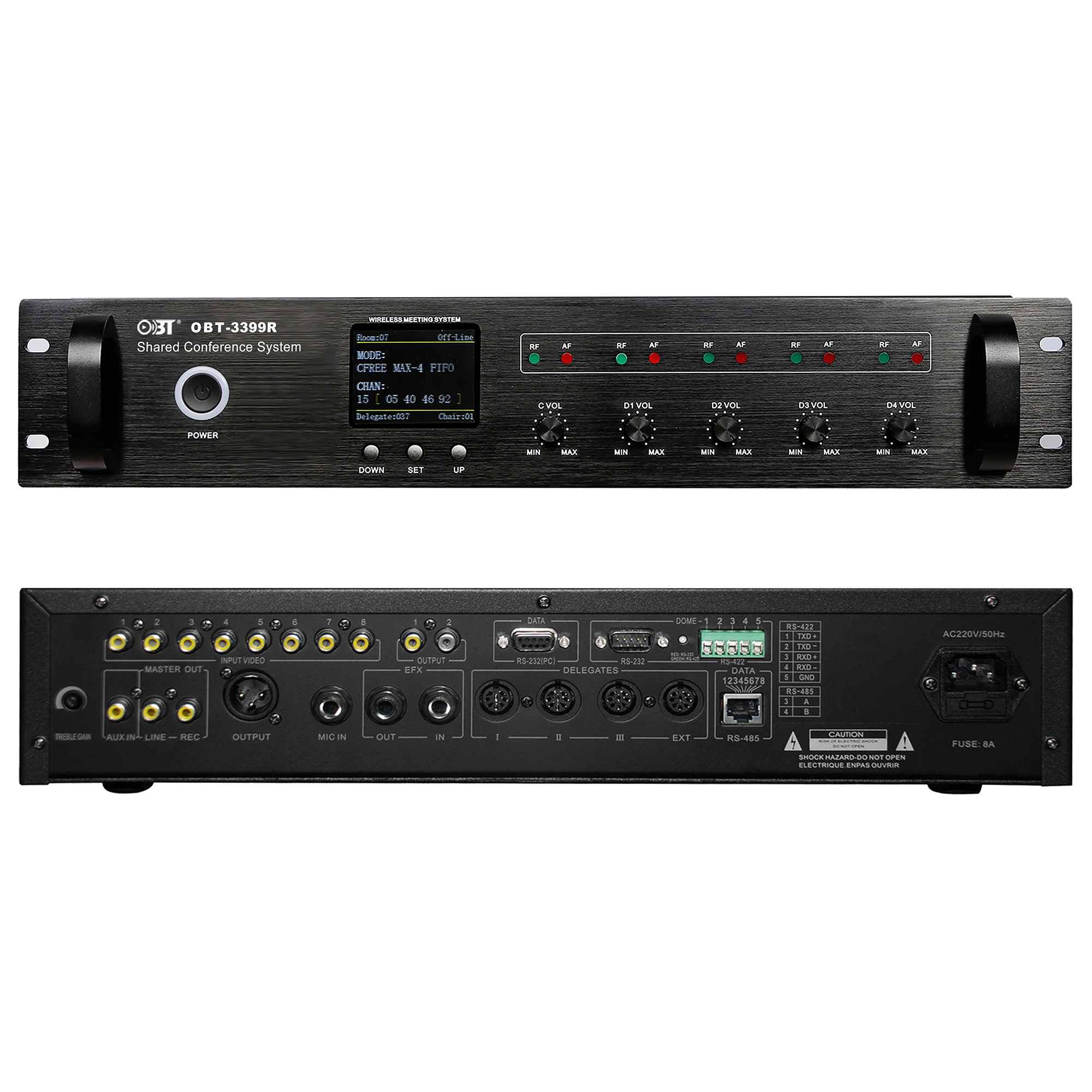 共用會議系統(tǒng)主機(討論) OBT-3399R