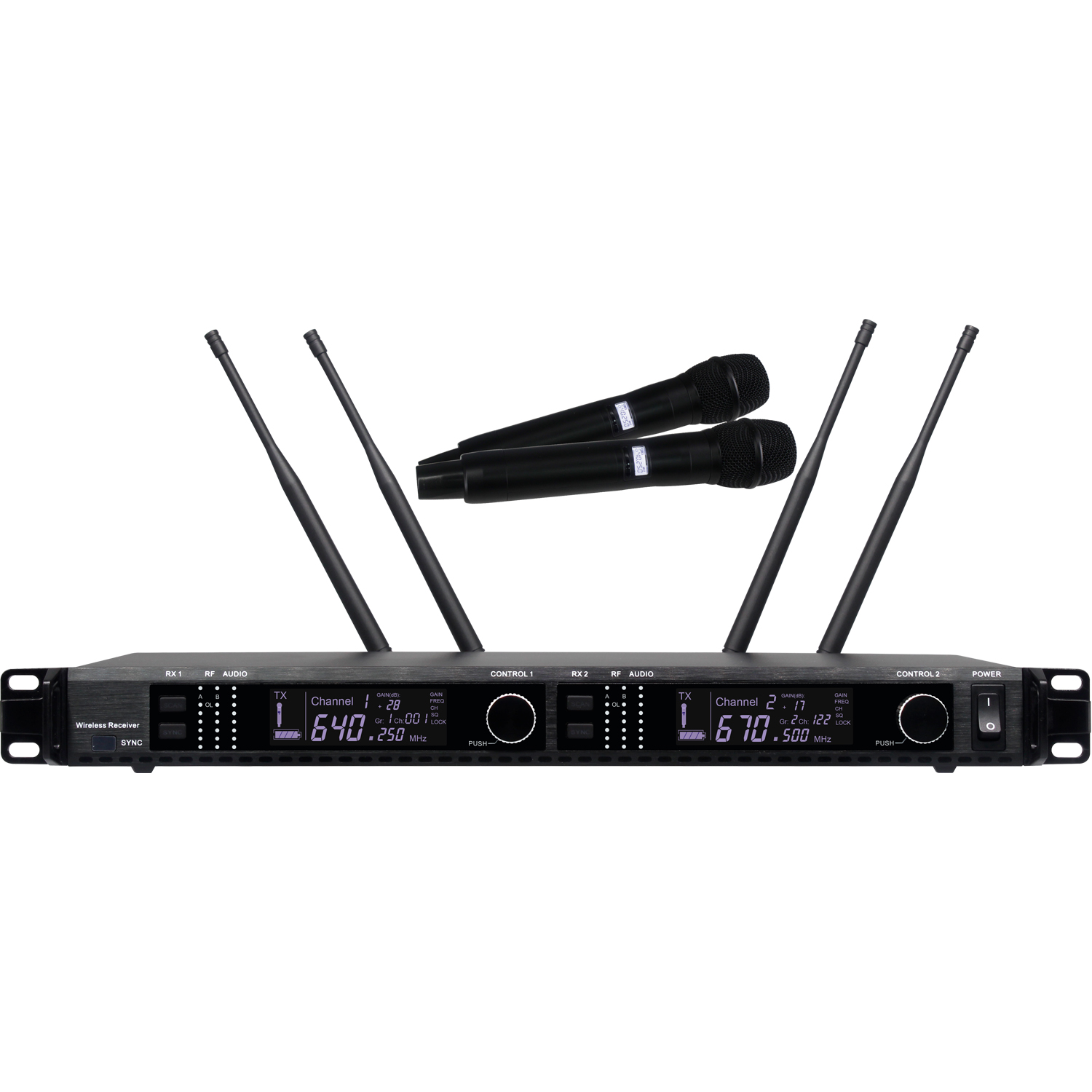 IP網(wǎng)絡(luò)真分集遠程無線話筒 OBT-IP8280