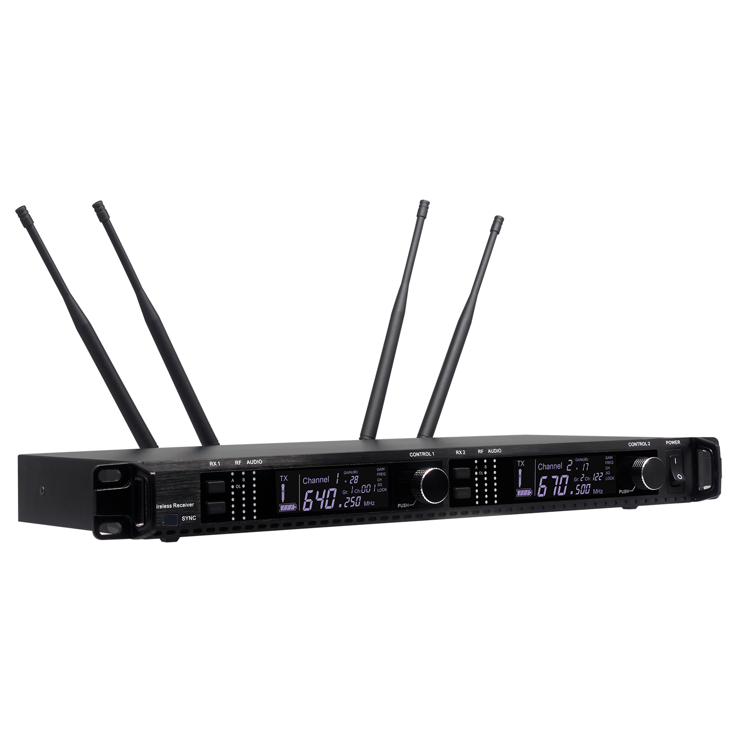 IP網絡真分集遠程無線話筒 OBT-IP8280