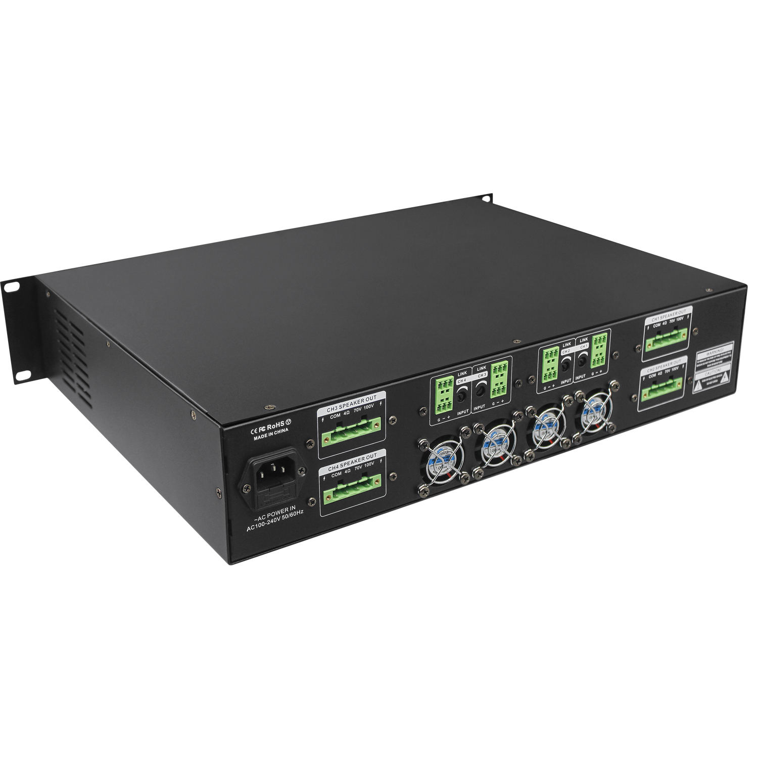 4通道純后級(jí)功放 OBT-7448